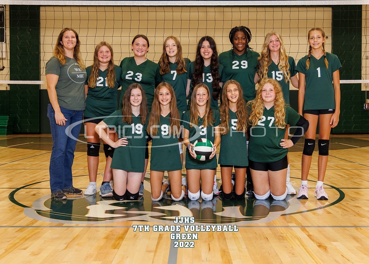 2022 7th Grade Volleyball Green - Your Pics - Jenison Junior High Pics ...