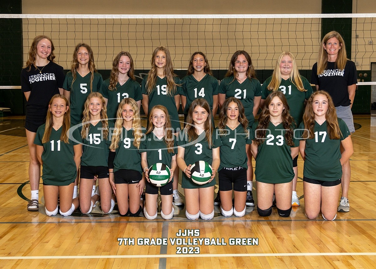 2023 JJHS 7th Grade Volleyball Green - Your Pics - Jenison Junior High ...