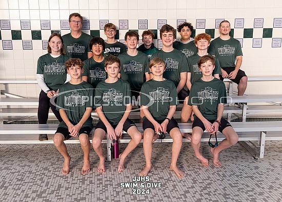 2024 Boys Swim & Dive Team JJHS